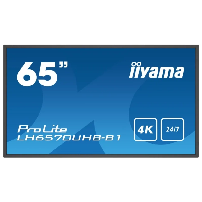 Monitor DigitalSignage iiyama ProLite LH6570UHB-B1 65